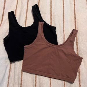 Two Cropped Tanks